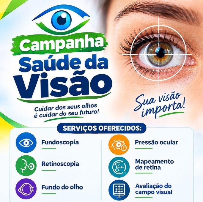 Gestão da prefeita Adeilza Soares promove campanha com exames especializados para cuidar da saúde da visão