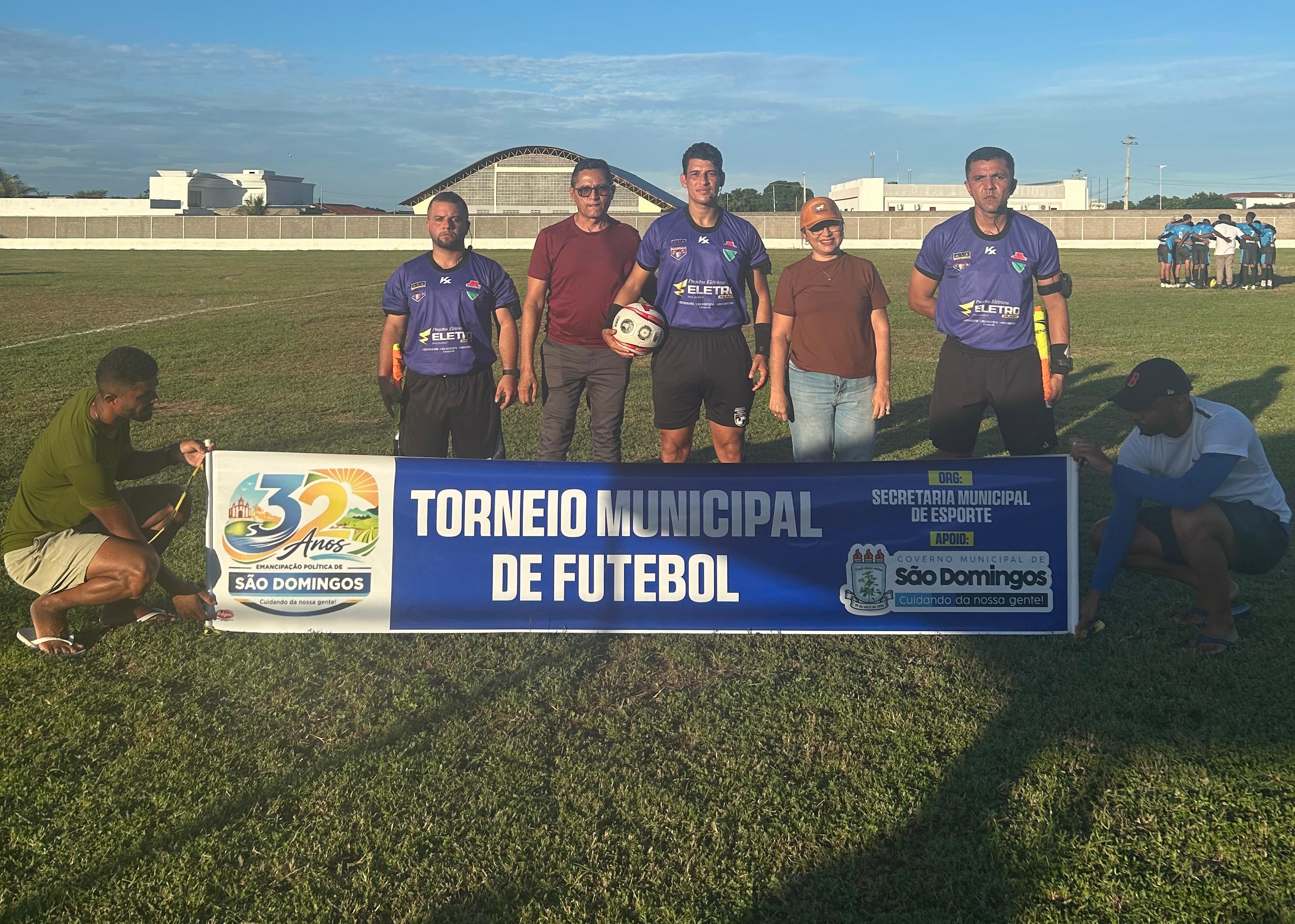 1º Torneio de Futebol Amador movimenta São Domingos durante comemorações de emancipação política